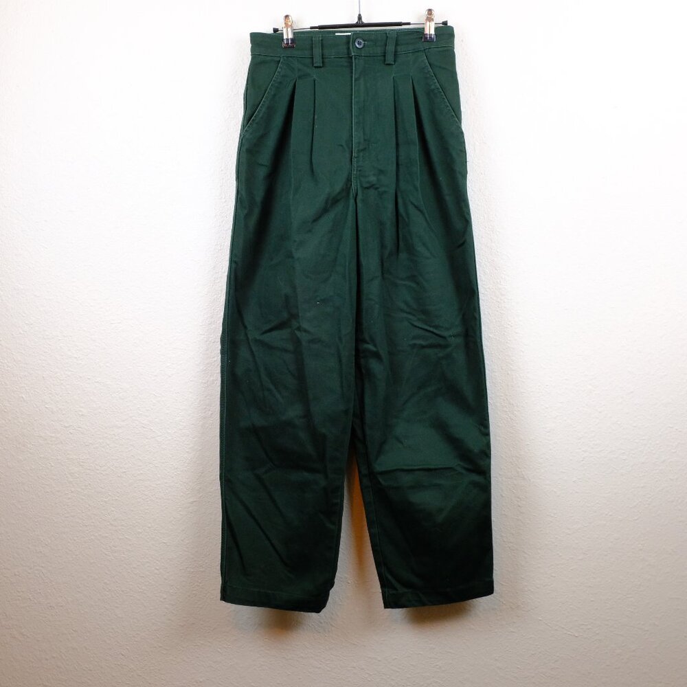 Lee High waist workwear trousers green womens 27